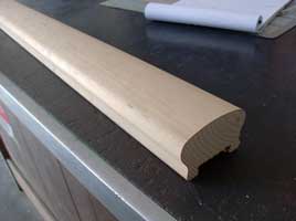 corrimano in legno