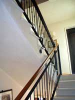 corrimano in legno